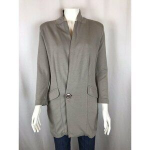 Anthropologie Cartonnier Womens Cardigan Size XS Jacket Tunic Length Long Sleeve